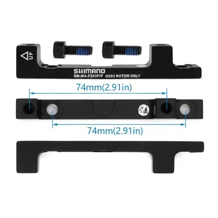 SHIMANO – adaptateur de frein à disque d'origine PM A, support de frein à disque pour Rotor 180mm 20