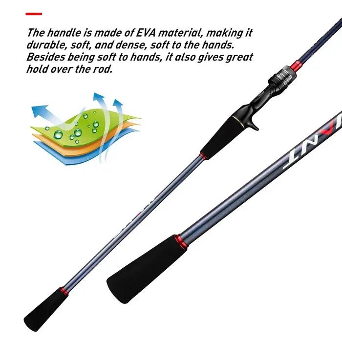 Canne à pêche coulée de calmar appât 20-80g/40-120g ML/M pointes Ultra légère en Fiber de carbone po