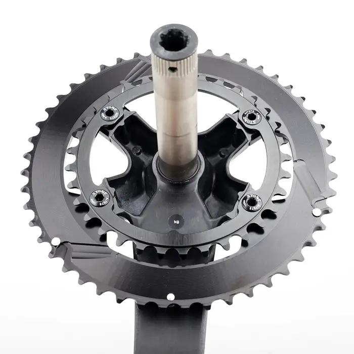 Plateau double BCD 110mm STONE 4 boulons compatible Shimano 105 Ultegra Dura-Ace vélo route
