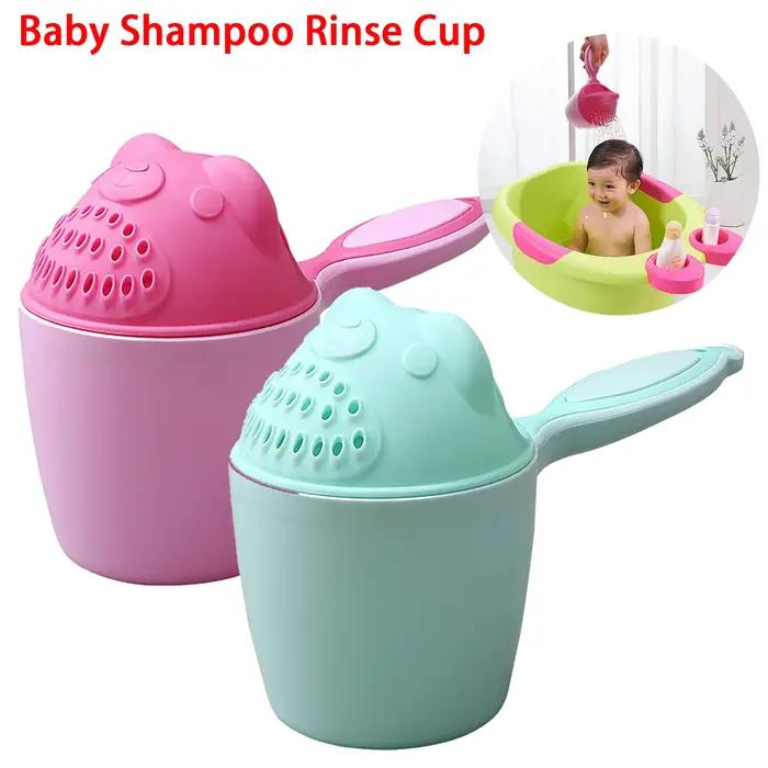 Bébé shampooing rinçage tasse enfants bain cascade rinçage enfants bain bébé douche cuillères enfant