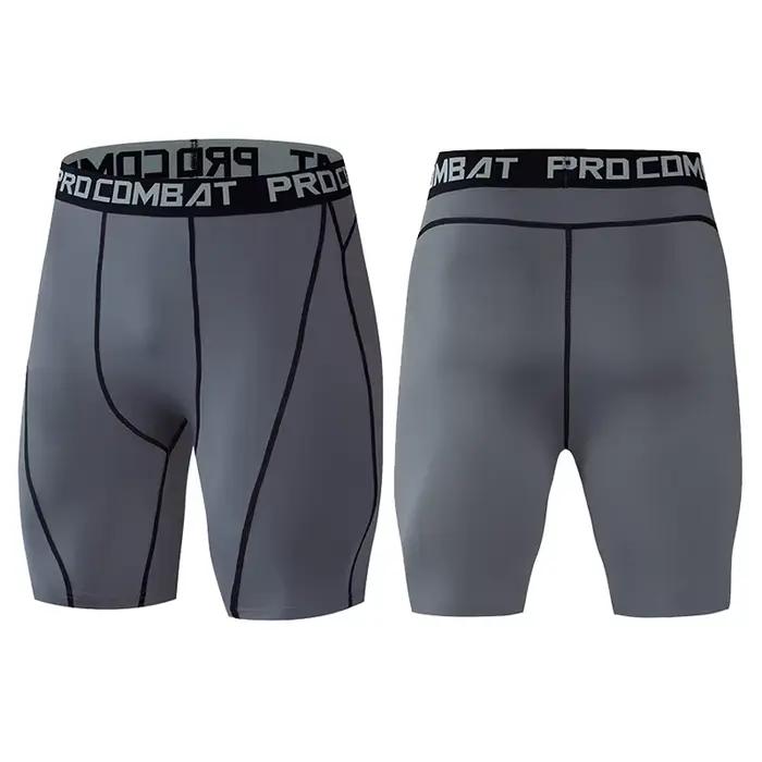 Hommes musculation Shorts Fitness entraînement entrejambe culotte de gymnastique mâle Muscle vivant