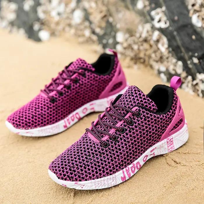 Chaussures de plage d'été de haute qualité pour hommes, sandales d'extérieur, baskets en maille d'ai