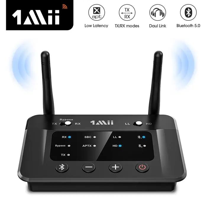 Transmetteur récepteur Bluetooth sans fil 1ata i B03, aptX LL HD Audio optique 3.5mm 2RCA 3 en 1, ad