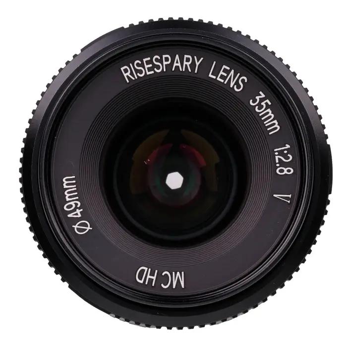 RISESPRAY 35MM F2.8 métal manuel grand angle objectif fixe HD 42 millions de pixels objectif SLR pou