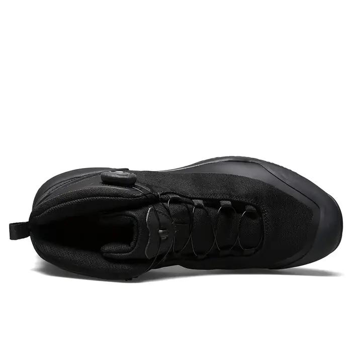 HUMTTO chaussures de randonnée imperméables bottes de Trekking de montagne baskets de Camping noires
