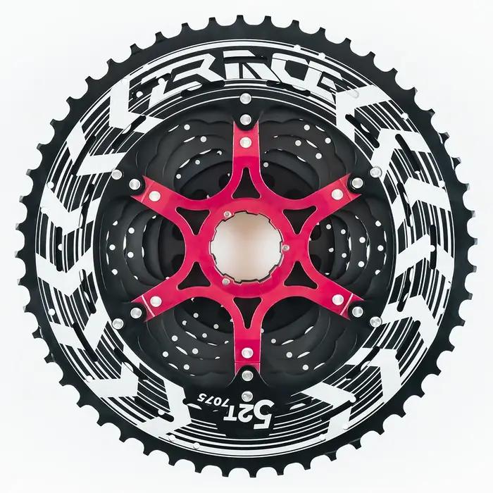 Cassette VTT légère Alpha 11s ZRACE 11-46T 50T 52T noir - Roue libre 11 vitesses vélo montagne