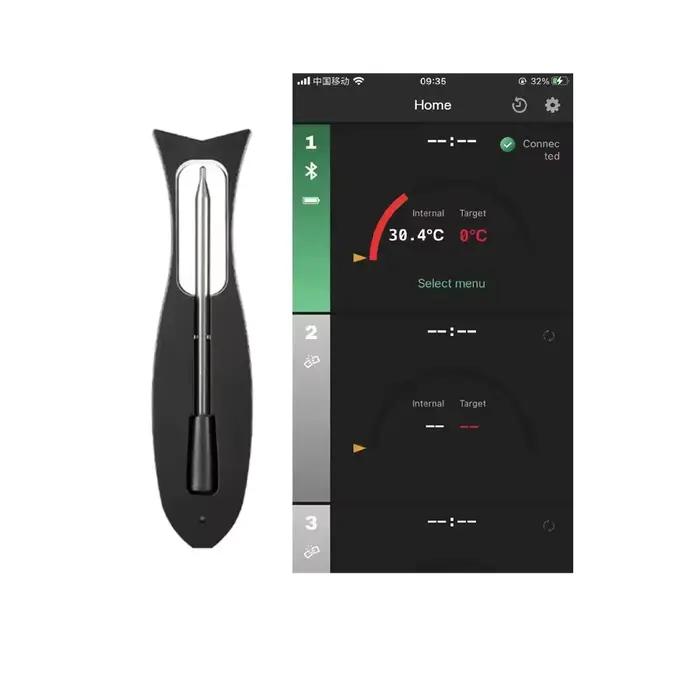 Thermomètre à viande thermomètre à viande sans fil Distance sonde à distance thermomètre avec APP