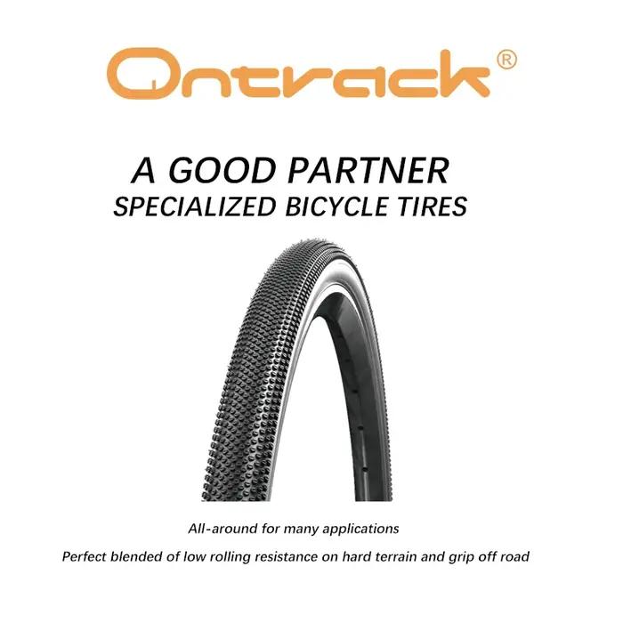 Pneu ONTRACK GRAVEL BIKE 700X40C/700X45V tout-terrain 60TPI en Kevlar