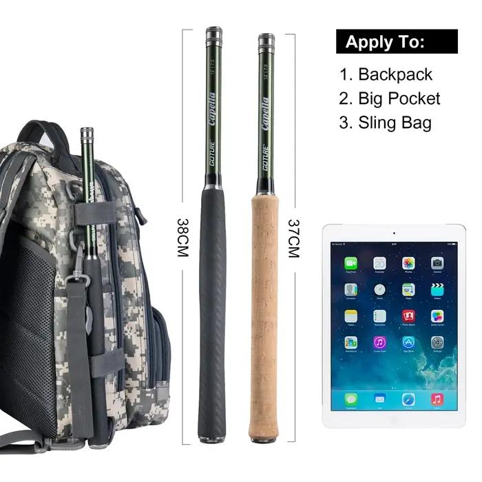 Goture Tenkara canne à pêche à la mouche Combo 3.6m tige en Fiber de carbone ultralégère avec ligne