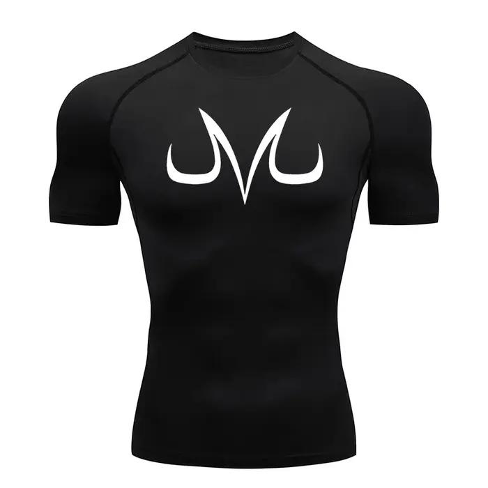 Chemises de Compression graphiques pour hommes, t-shirt d'été à manches courtes, protection contre l