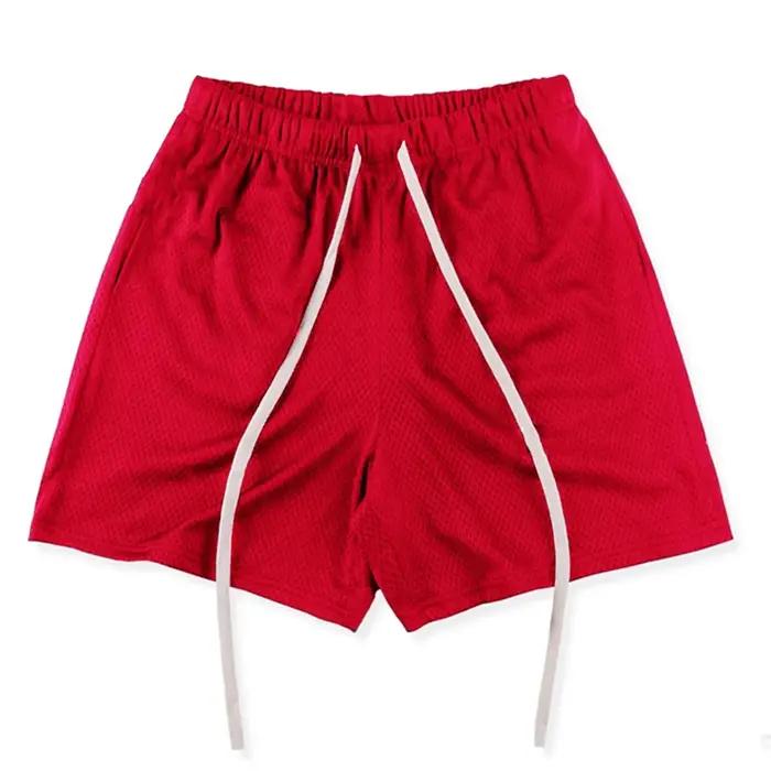 Short d'abattage en maille légère et respirante pour hommes, pantalon de course pour sport d'été