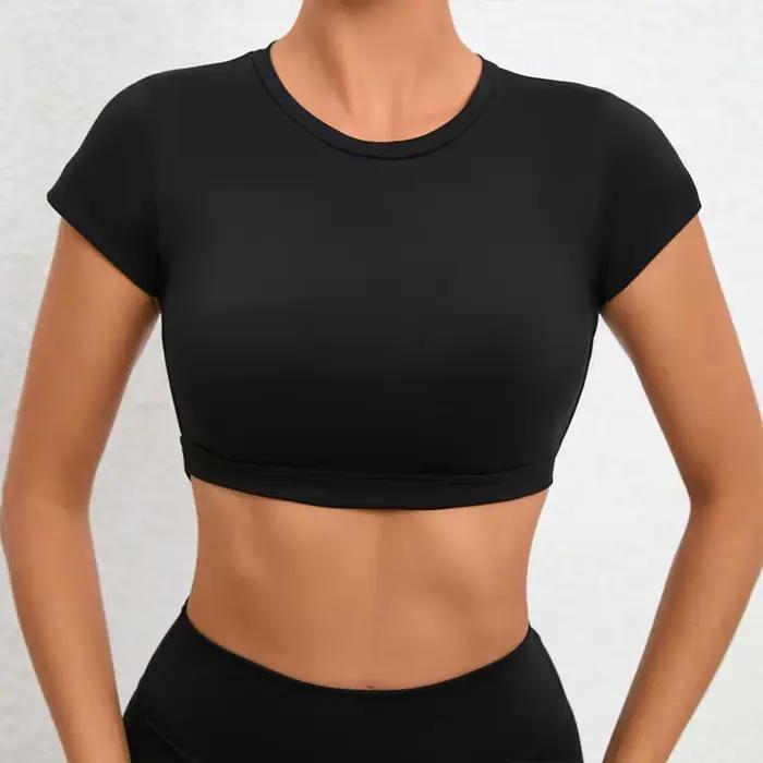 Hearuisavy – Nouveaux hauts de sport personnalisables pour l'été, vêtements de yoga sans dos, avec c