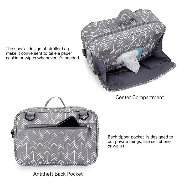 Sac de poussette pour bébé, étanche, Portable, sac de voyage pour maman, multifonction, rangement de