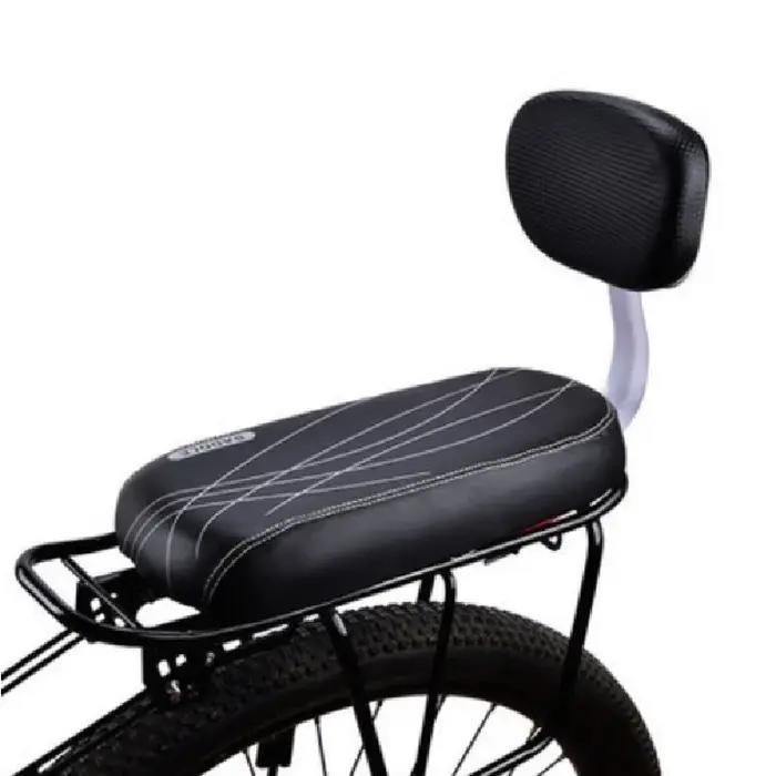 Selle de vélo enfant avec assistance dorsale, siège arrière de VTT T1, coussin en cuir PU, pièces de cyclisme
