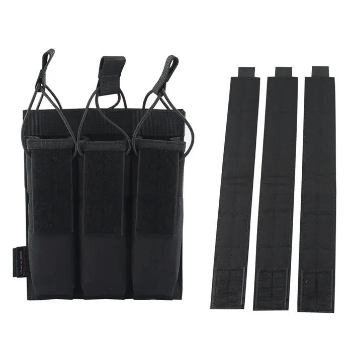 VULPO tactique fusil Triple pochette pour magazines modulaire Molle Triple Mag pochette transporteur