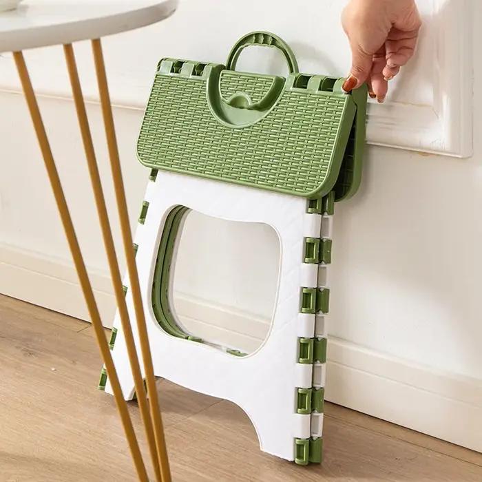 Tabouret pliant en plastique épais, Mini chaise d'extérieur Portable pour enfants et adultes, Train