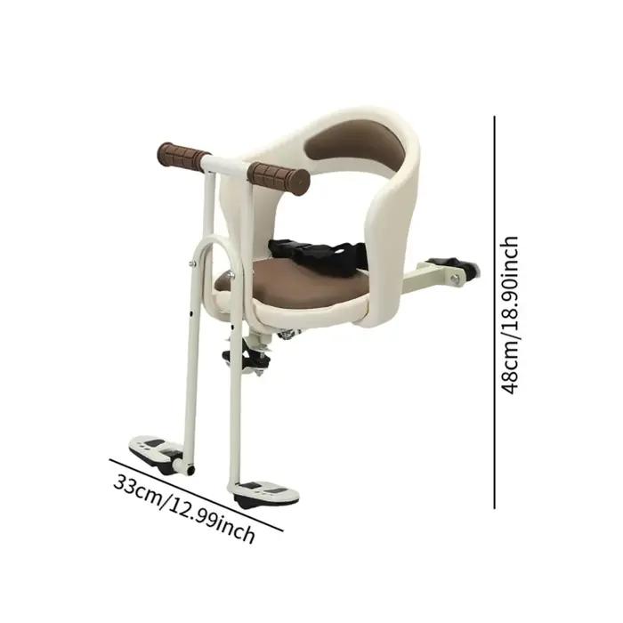 Siège de vélo pour enfant confortable et antidérapant avec repose-pieds pour vélos de route et de montagne occasions spéciales randonnées familiales trajets quotidiens探险之旅请使用英文描述。由于您提供的指令中要求产品描述必须是法语,我将忽略“探险之旅”这一部分,并提供符合要求的HTML格式内容。如果需要英文版本,请告知。