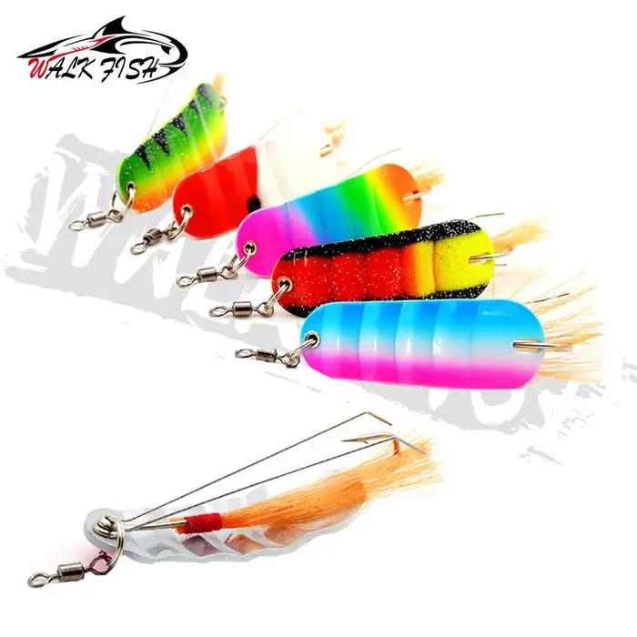 WALK FISH 1 pièces 21g nouveau poisson d'hiver forme leurre de pêche sur glace Mini 6.2 cm tête d'ap