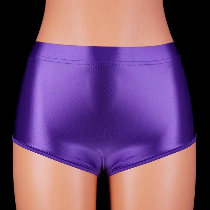 Short IQUE dex brillant sans couture pour hommes et femmes, vêtements de fitness brillants, bas de b