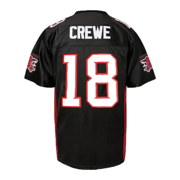 Hommes # 13 # 23 # X # 18 maillot de Football américain brodé chemise personnalisée respirante MEAN