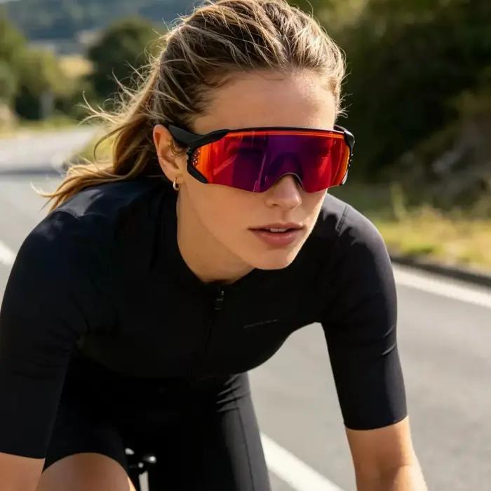 Lunettes de soleil sport polarisées Velo Kato protection UV400 coupe vent pour VTT cyclisme course à pied pêche randonnée