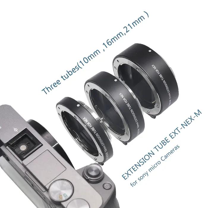 Mcoplus – bague d'extension Macro en métal, mise au point automatique, 10mm 16mm 21mm pour Sony e-mo