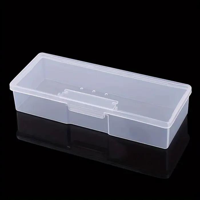 Boîte de rangement pour Nail Art, organisateur d'accessoires pour ongles, conteneur en plastique cub
