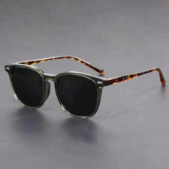 Lunettes de soleil carrées vintage pour femmes et hommes, lunettes de soleil rectangulaires, lunette