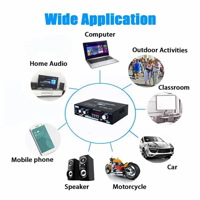 Amplificateur numérique HiFi AK35 Bluetooth, amplificateurs MP3, canal 2.0, son, médailles, prise en