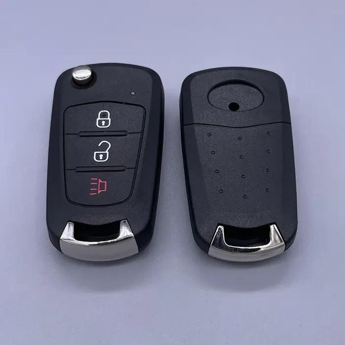 Coque de clé à distance de voiture à 3 boutons, pour GREAT WALL WINGLE STEED 5 6 HAVAL HOVER H5, cou