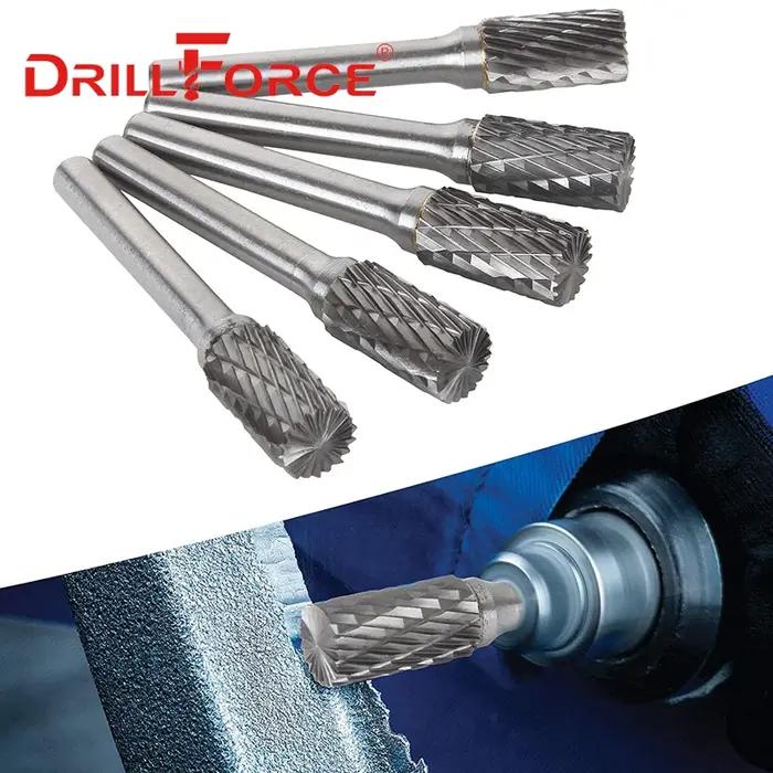 Drillforce – fraise rotative en carbure de tungstène de Type AEX, outil abrasif, foret, fraisage, mé