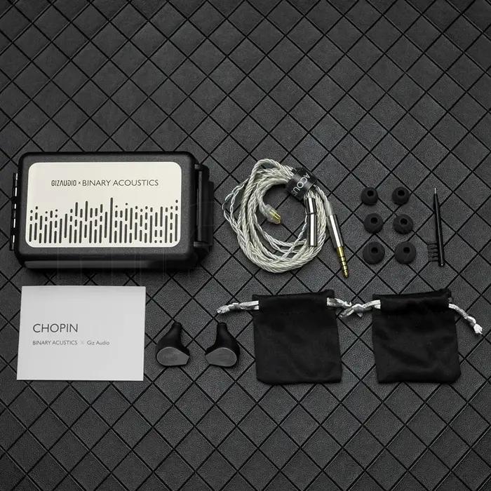 HiFiGo binaire × Gizaudio Chopin écouteur 1DD + 3BA moniteurs intra-auriculaires hybrides HiFi Audio
