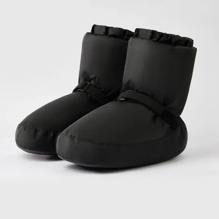Chaussures de danse d'hiver pour femmes, bottes d'échauffement de Ballet à Clip, bottines en coton à