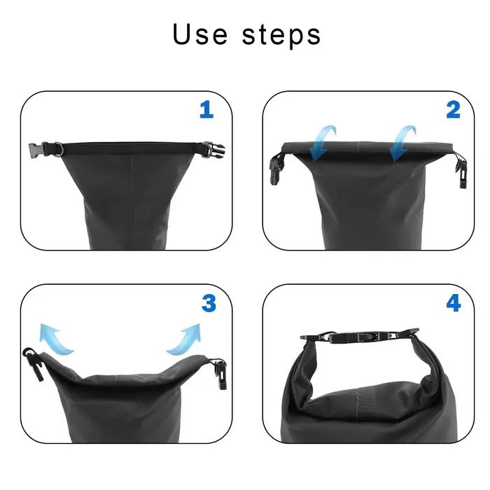 Sacs à bandoulière imperméables pour Moto, randonnée voyage en plein air, sac sec 5L 10/15/20/30L, g