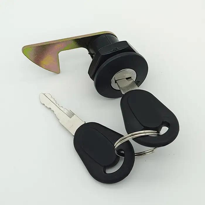 2 clés + 1 serrure boîte arrière de voiture électrique serrure de coffre de moto serrure de coffre a