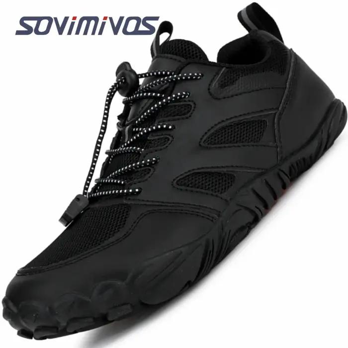 Chaussures de course pieds nus - Baskets trail large boîte Parker zéro chute haute qualité