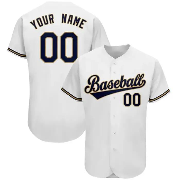 Maillot de baseball personnalisé pour hommes avec sublimation nom et numéro unique pour sportifs et amateurs occasions spéciales