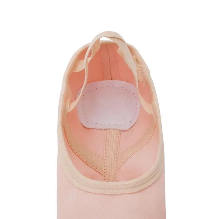 Ballerines danse USHINE toile extensible - Chaussures professionnelles tissu souple avec fente
