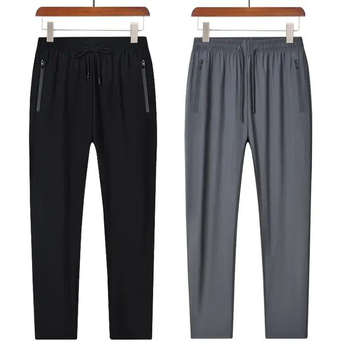 Pantalon de sport homme soie glacée respirant - Séchage rapide confortable pour extérieur nouvelle collection