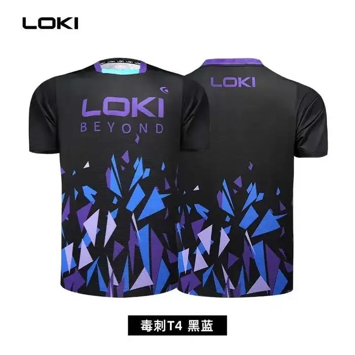 LOKI – maillots de Tennis de Table, t-shorts d'entraînement, nouveau Style, absorbe la sueur, confor