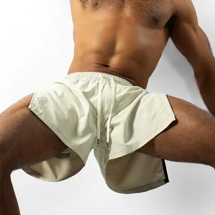 Shorts de sport d'été pour hommes, sweat-shirt à séchage rapide, bas de course, de plage, de Jogging