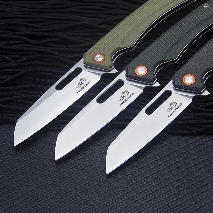 ETIGER FT957 wiches couteau pliant, manche en fibre AREX, camping en plein air, chasse, pêche, rando