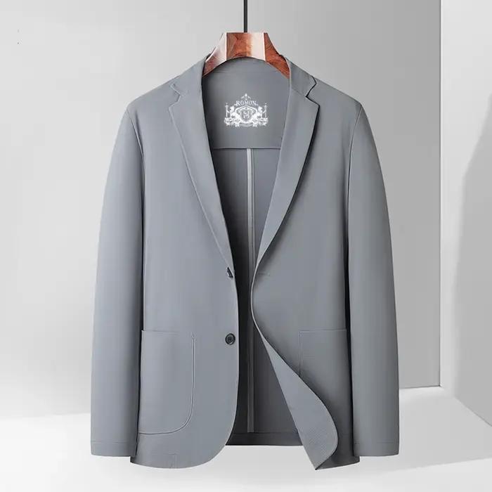 Nouveau Blazer Homme Été 2026 – Mince, Respirant, Extensible, Protection Solaire – Veste Décontracté