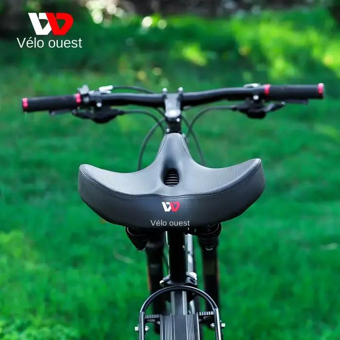 Selle de vélo ergonomique et souple coussin large et épais pour VTT vélo de route confortable et respirante occassions spéciales