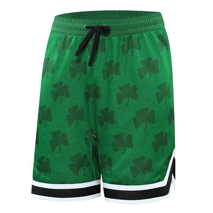 Garçons basket-ball course sport ample grande taille Shorts cravate avec imprimé de rue américaine c