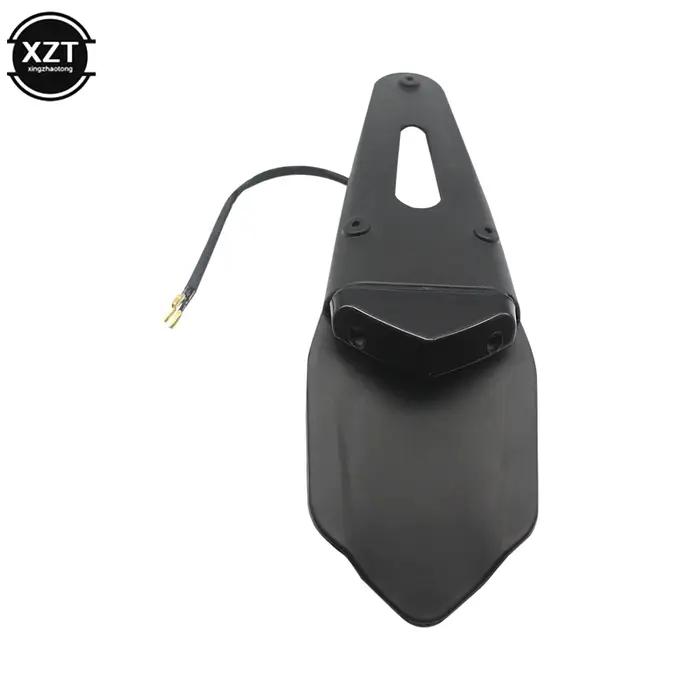 Enquêter arrière LED universel pour moto, feu stop, plaque de planificateur de garde-boue arrière, s
