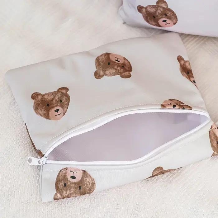 Elinfant 3 pièces sac sec et humide Portable pour maillots de bain, sacs à couches imperméables pour