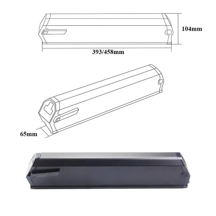 Batterie de vélo électrique Saber Plus 36V 48V avec capacités 10.4Ah 11.6Ah 13Ah 14Ah 15.6Ah 17Ah pour vélo électrique occasion spéciale autonomie maximale