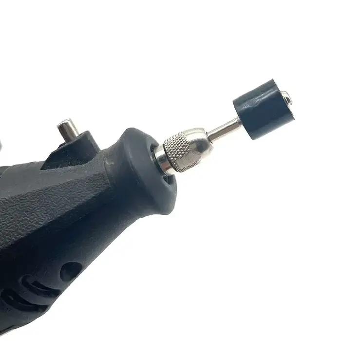 Mandrin en caoutchouc pour tambour, accessoires Dremel, tige à tige de 2.35mm 3.175mm pour ponceuse,