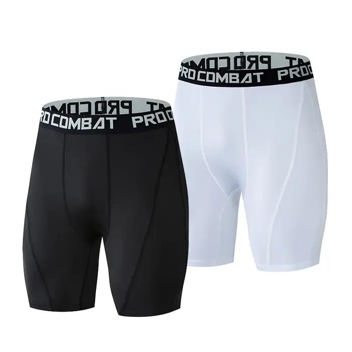 Hommes musculation Shorts Fitness entraînement entrejambe culotte de gymnastique mâle Muscle vivant